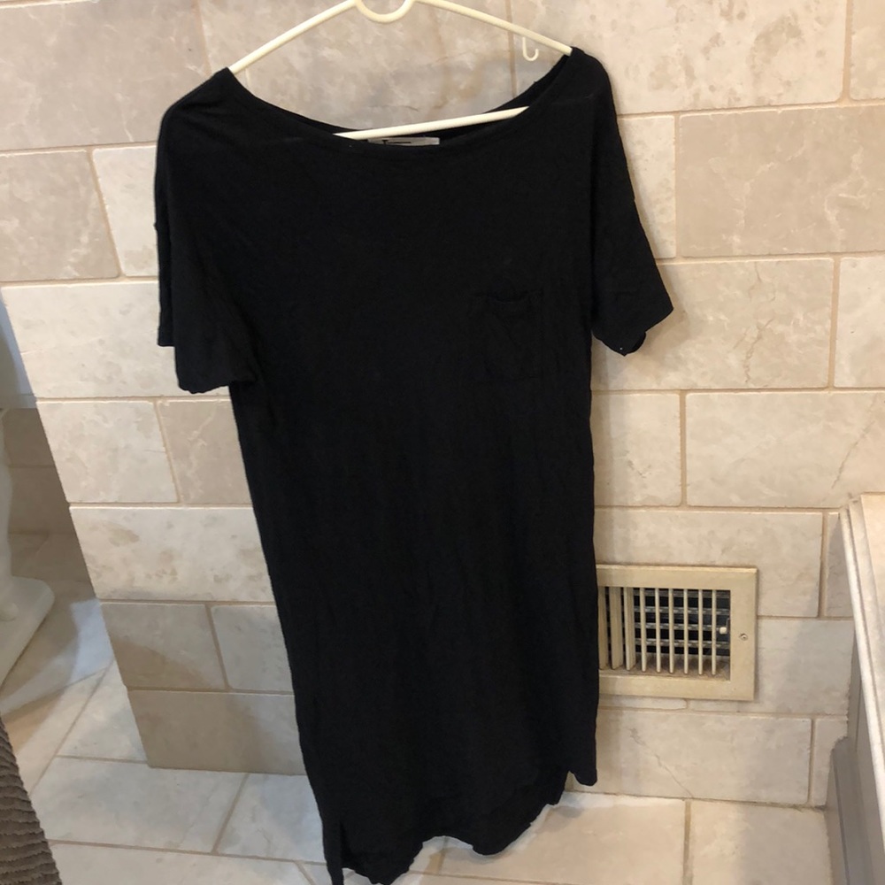 Black rayon dress